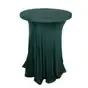 Cocktail Table Linen - Hunter Emerald Green (Spandex)