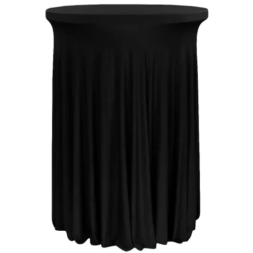 Cocktail Table Linen - Spandex (Black)
