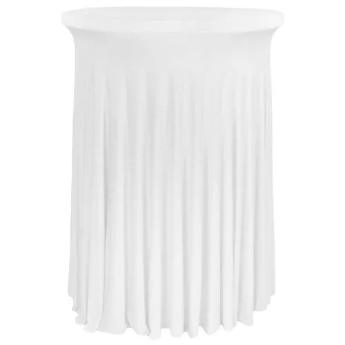 Cocktail Table Linen - Spandex (White)