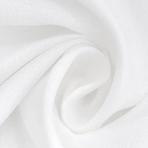 8ft Table Linen - White (Floor Drop)