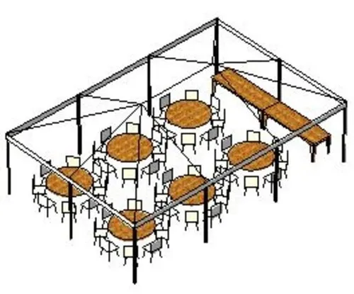 Backyard Tent Package (48 Guest)