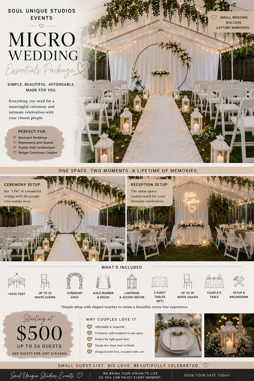 Micro Wedding Package