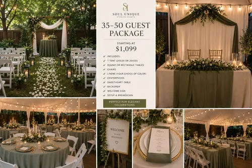 Wedding Package (35 -50 Guest)