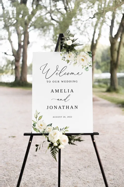 Wedding Welcome Sign