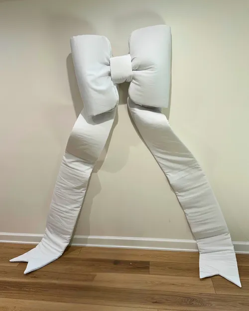 Giant White Bow