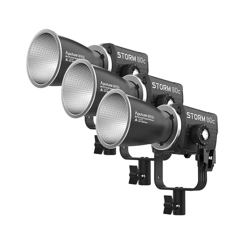 Aputure Storm 80c - 3x Light Kit