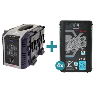 IDX 4x V-Lok & Quad Charger Kit