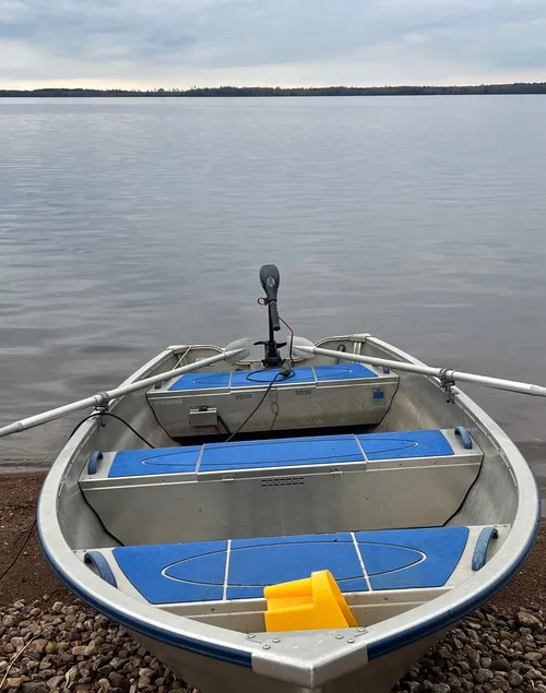 Boat with electric motor (No #2)