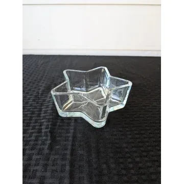 D33 glass star dish