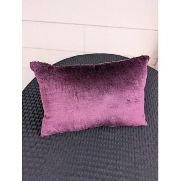 BBP10 Purple velvet pillow