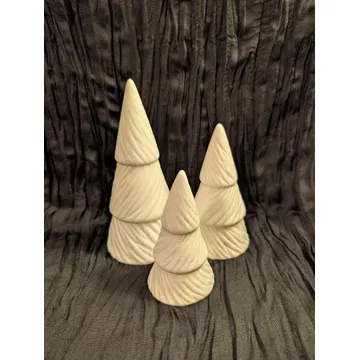 HC6 White ceramic tree trio