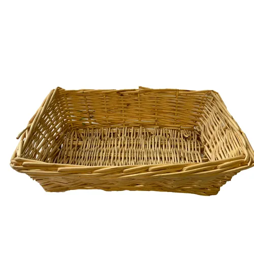 Basket: small wicker rectangle 