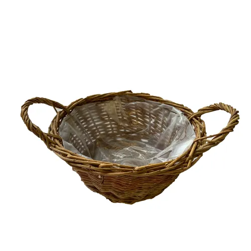 Basket: wicker with two handles