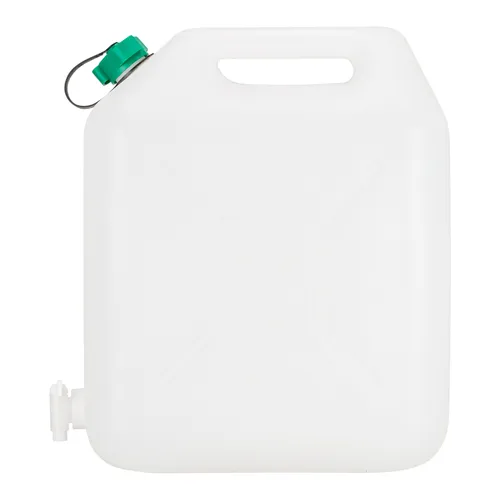 White Plastic Jerry Can 20L