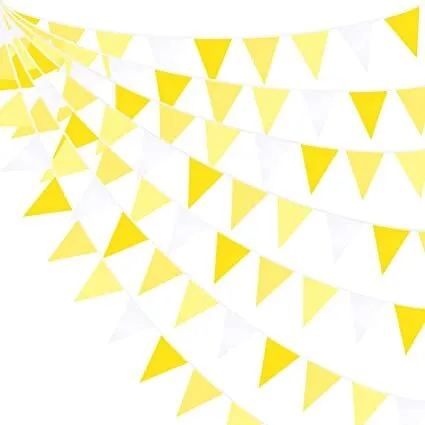 Bunting: Yellow spots (4 x 3.5m strings)
