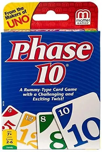 Phase 10: a rummy-type card game with a challenging and exciting twist
