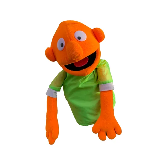 Puppet: Barney, orange 