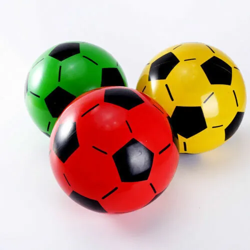 Footballs: Small inflatable, plastic