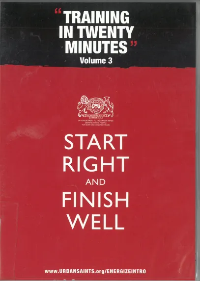 Start right and finish well