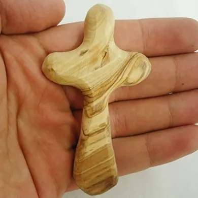 Wooden holding crosses (10)