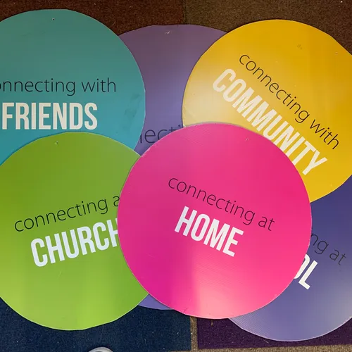 Posters: Round 'Connect', Corex (6 items) 