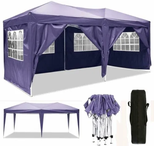 Pop up Gazebo 3x6m (Purple)
