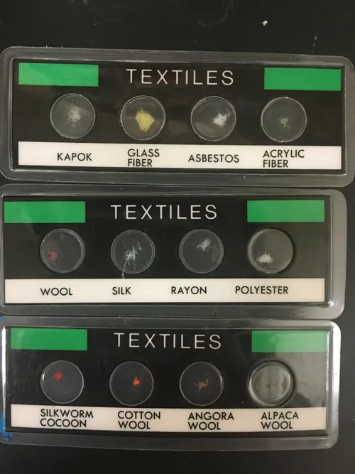 Slides: Textile Slide Set of 3