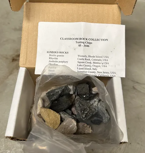 Geology-Classroom Rock Test Chips Set, Ward's