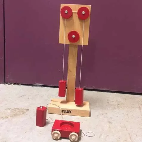 Physics-Pulley; Newtonian Physics Set