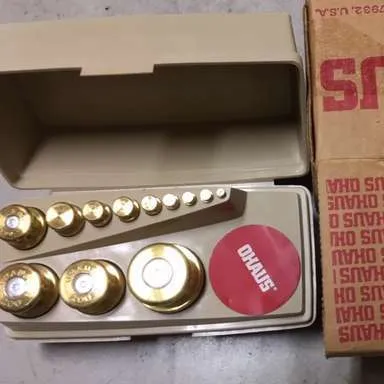 Equipment/Lab: Weight Set (1g-500g)