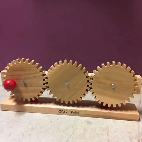 Physics-Gear Train; Newtonian Physics Set
