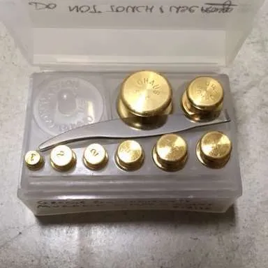 Equipment/Lab-Weight Set (10mg-50g)