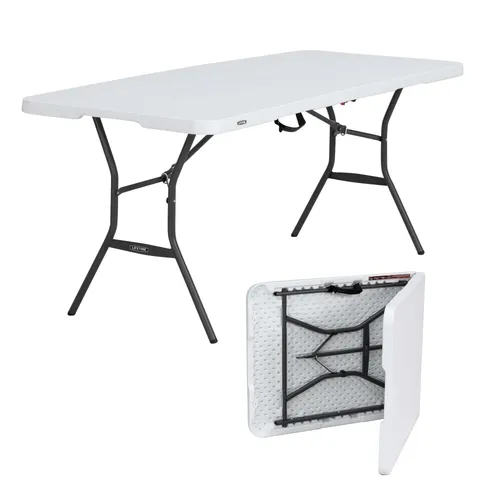 6-foot Rectangle Bi-Fold Table