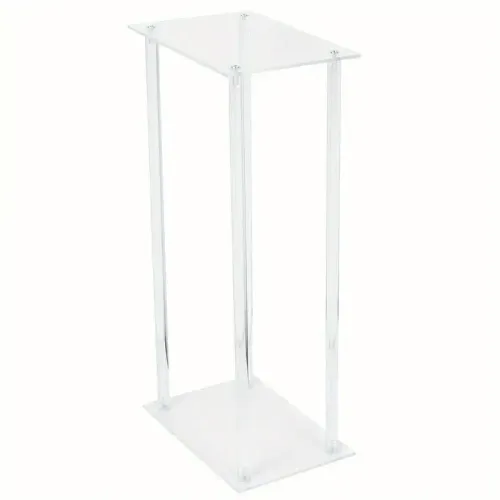 24 inch Tall Clear Acrylic Flower Centerpiece Stand