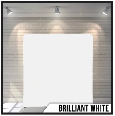 Brilliant White Stretch Fabric (8x8')