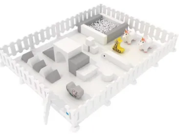 Gray & White Soft Play Rental