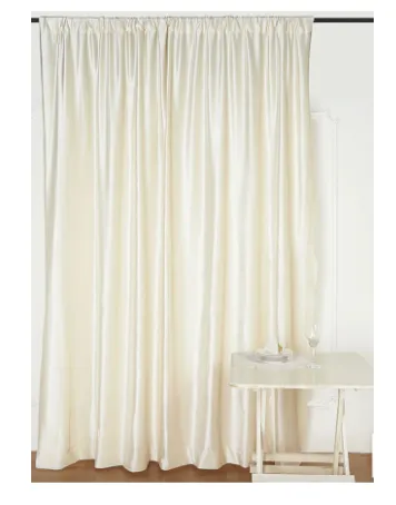 Ivory Curtain Backdrop (8x8')
