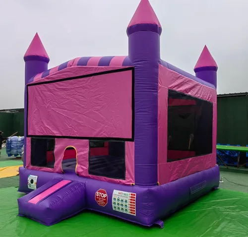 Bounce House Castle Pink & Purple 13x13x13