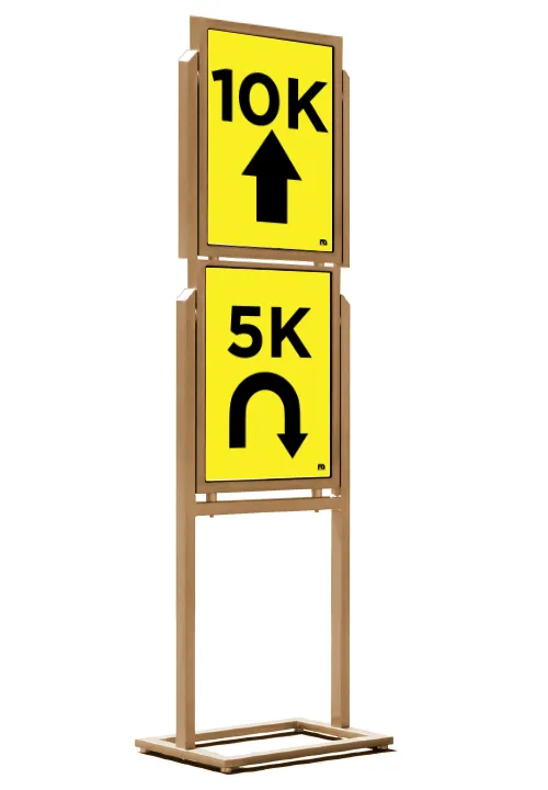 Double Decker Sign Holder