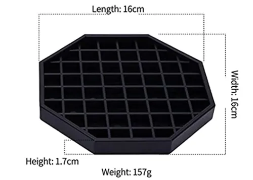 Black Plastic Coffee Drip Tray
