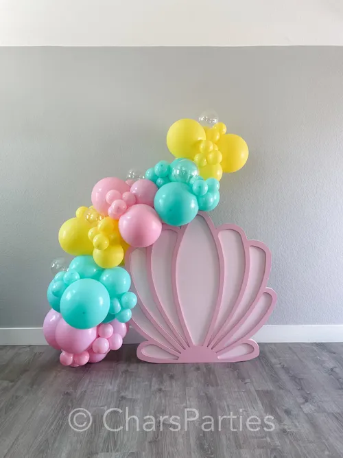 Blush Pink Shell Backdrop