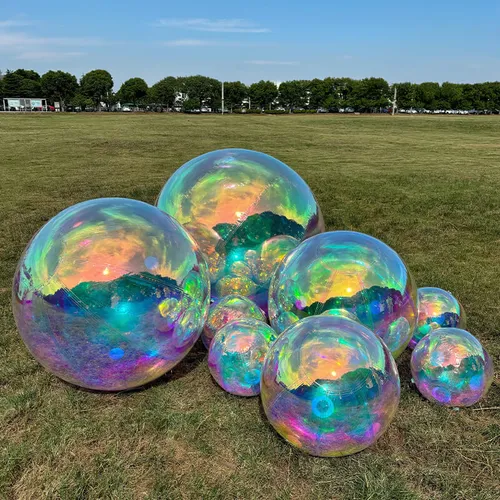Big Iridescent Balls - 7 piece set