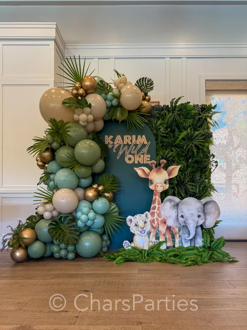 Lush Greenery Wall Backdrop