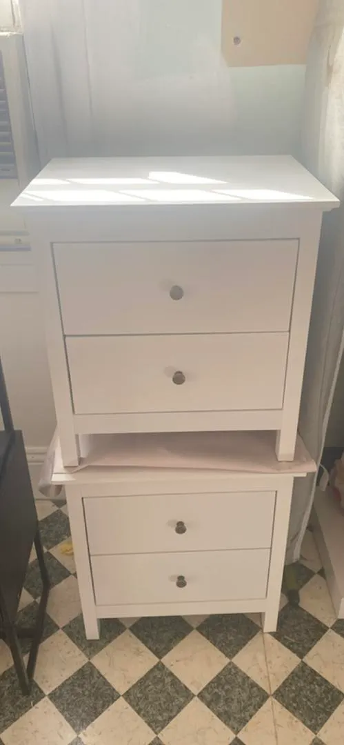 Country 2 drawer Side Table 