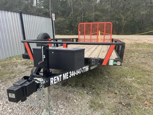 UTILITY TRAILER 16FT LONG 83 INCHES WIDE (click for more details)