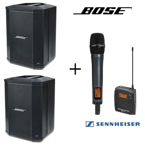 Bose S1 x 2 + Wireless Mic Package