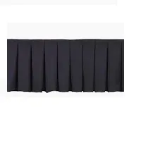 Black velvet stage skirt