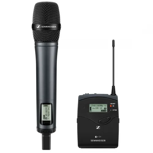 Sennheiser G3 845 Hand Held Wireless Microphone With Beltpack Receiver Package