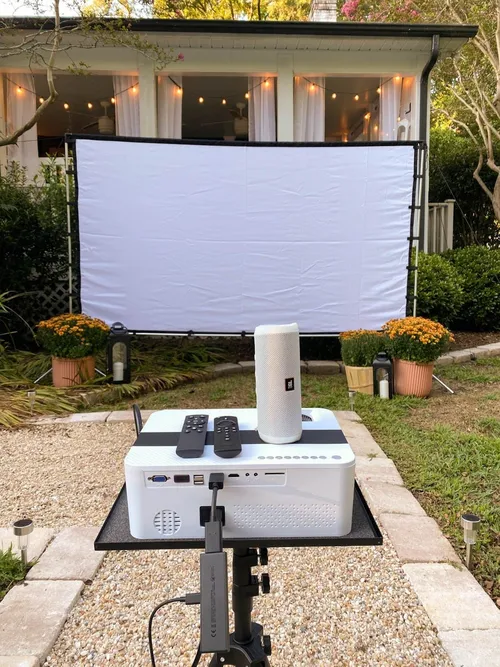 Outdoor/Indoor movie package