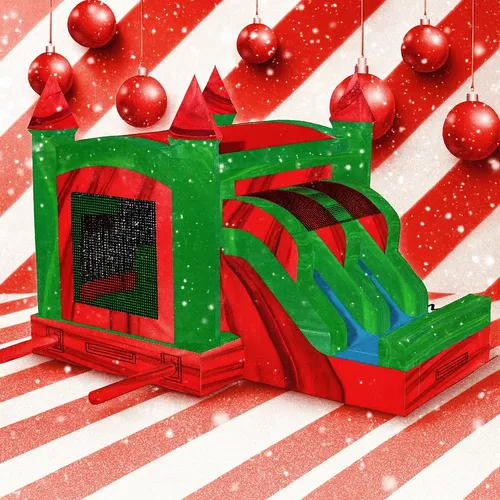 Candy Cane Bay Moonwalk Combo (Available After 4/15)